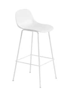 Fiber Barstool tube w. back fra Muuto