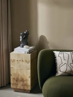 Figure Cushion, off-white/coffee fra Ferm Living