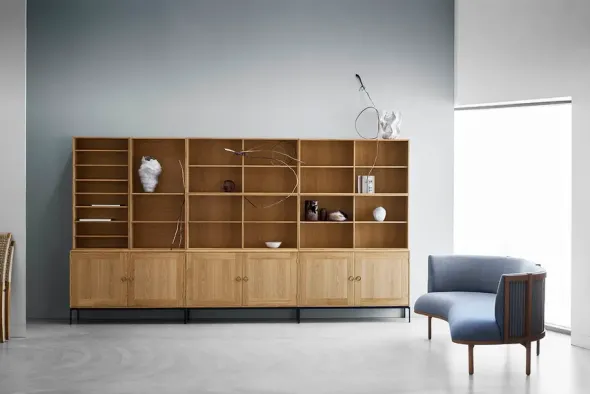 FK63 Reol med bakker fra Carl Hansen & Søn
