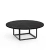 Florence sofabord Ø90, black marquina fra New Works