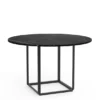 Florence spisebord Ø120, black marquina fra New Works