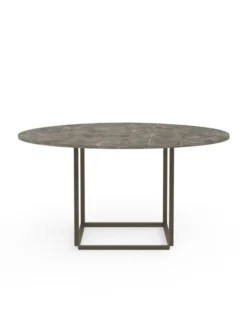 Florence Spisebord Ø145, gris du marais/beige grey fra New Works
