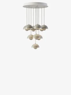 Flowerpot Chandelier VP10, 10 pendants fra &Tradition