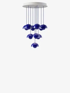 Flowerpot Chandelier VP10, 10 pendants fra &Tradition