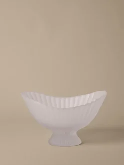 Fountain Glass Centrepiece, Frosted fra Ferm Living