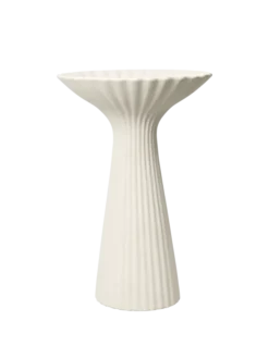 Fountain Pedestal Bowl, Ivory fra Ferm Living