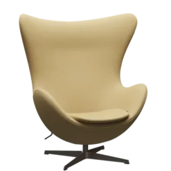 3316 Ægget loungestol, stel i brown bronze af Arne Jacobsen