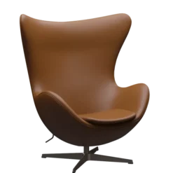3316 Ægget loungestol, stel i brown bronze af Arne Jacobsen