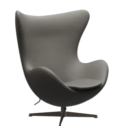 3316 Ægget loungestol, stel i brown bronze af Arne Jacobsen