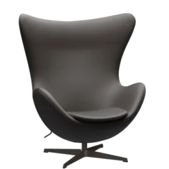 3316 Ægget loungestol, stel i brown bronze af Arne Jacobsen