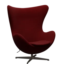 3316 Ægget loungestol, stel i brown bronze af Arne Jacobsen