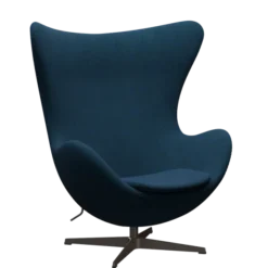 3316 Ægget loungestol, stel i brown bronze af Arne Jacobsen