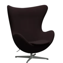 3316 Ægget loungestol, stel i silver grey af Arne Jacobsen