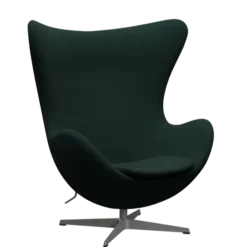 3316 Ægget loungestol, stel i silver grey af Arne Jacobsen