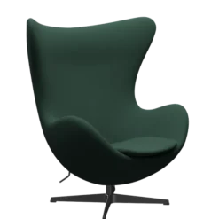3316 Ægget loungestol, stel i sort af Arne Jacobsen