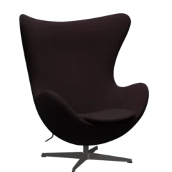 3316 Ægget loungestol, stel i warm graphite af Arne Jacobsen
