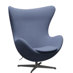 3316 Ægget loungestol, stel i warm graphite af Arne Jacobsen