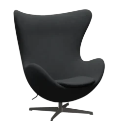 3316 Ægget loungestol, stel i warm graphite af Arne Jacobsen
