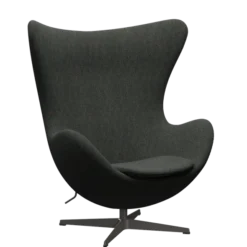 3316 Ægget loungestol, stel i warm graphite af Arne Jacobsen