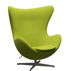 3316 Ægget loungestol, stel i warm graphite af Arne Jacobsen