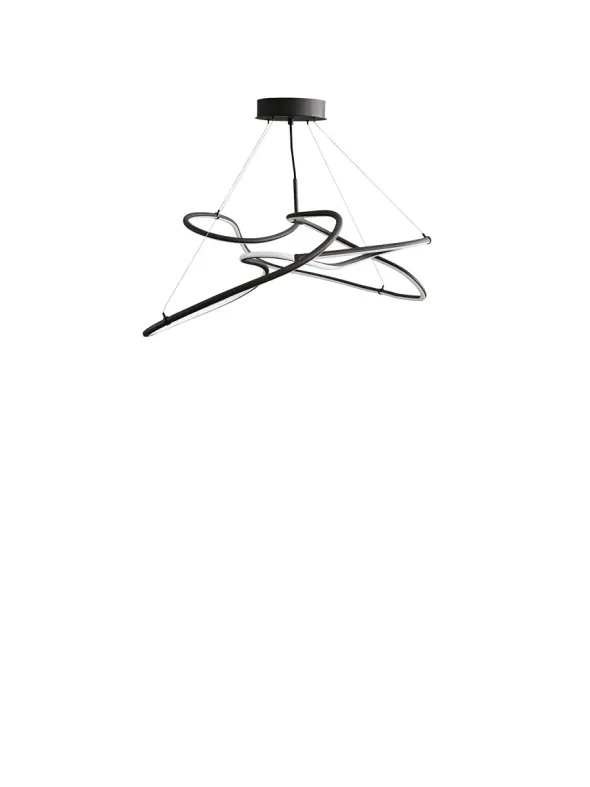 Ghost Chandelier, Mini, Burned Black fra 101 Copenhagen