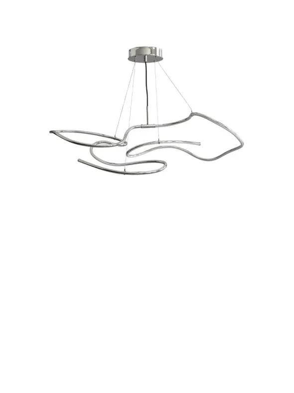 Ghost Chandelier, Mini, Chrome fra 101 Copenhagen