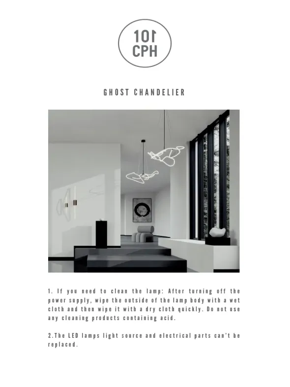 Ghost Chandelier, Mini fra 101 Copenhagen