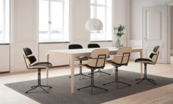 GM 3700 RO Spisebord, hvid fra Naver Collection