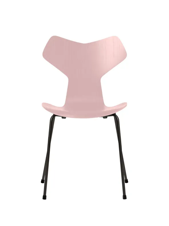 3130 Grand Prix stol i farvet ask af Arne Jacobsen