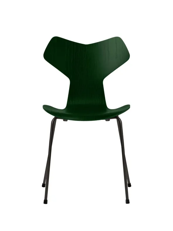 3130 Grand Prix stol i farvet ask af Arne Jacobsen