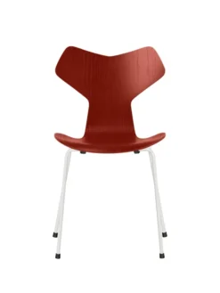 3130 Grand Prix stol i farvet ask af Arne Jacobsen