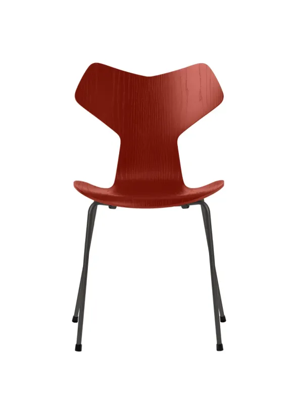 3130 Grand Prix stol i farvet ask af Arne Jacobsen
