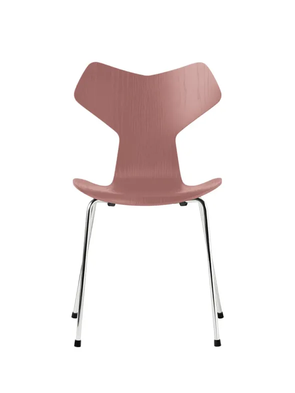 3130 Grand Prix stol i farvet ask af Arne Jacobsen