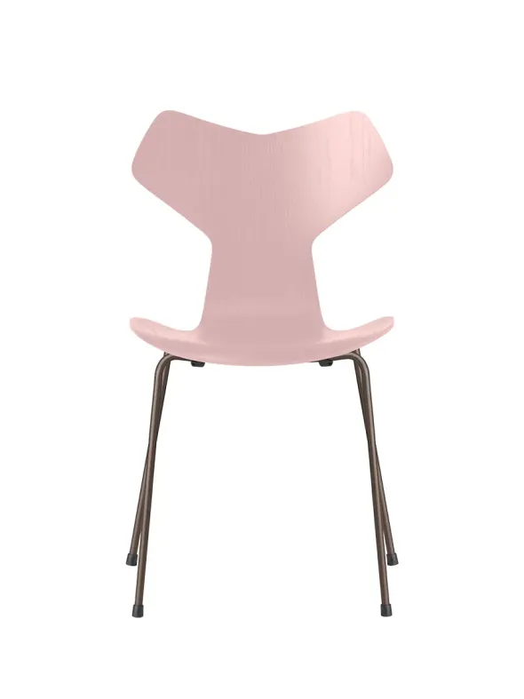 3130 Grand Prix stol i farvet ask af Arne Jacobsen