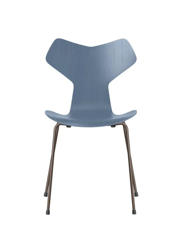 3130 Grand Prix stol i farvet ask af Arne Jacobsen