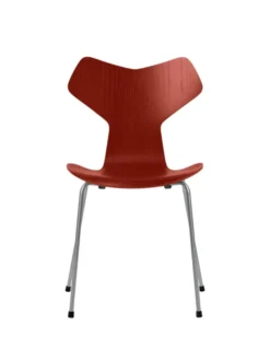 3130 Grand Prix stol i farvet ask af Arne Jacobsen