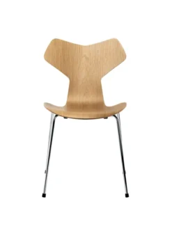 3130 Grand Prix stol i natur finer af Arne Jacobsen