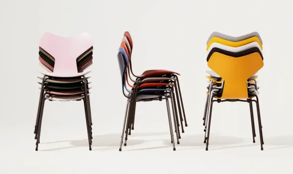 3130 Grand Prix stol lakeret af Arne Jacobsen