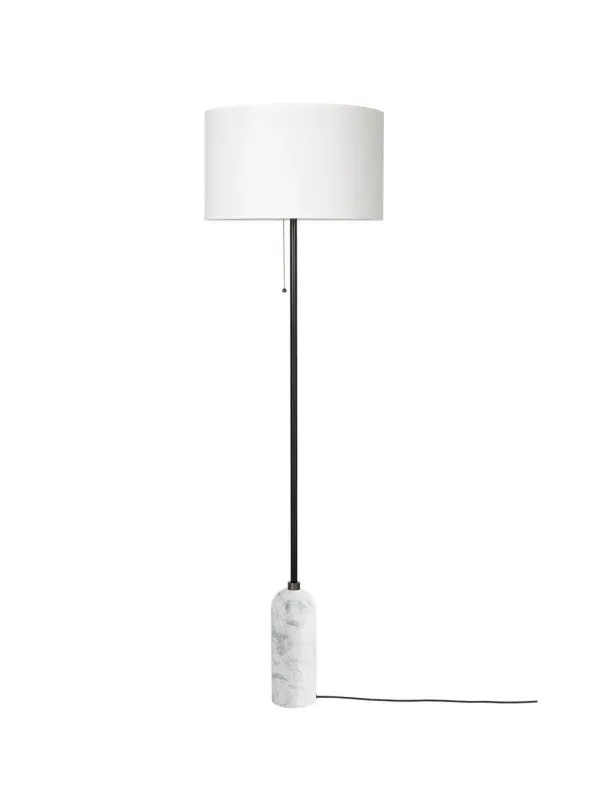 Gravity Gulvlampe, hvid skærm fra GUBI