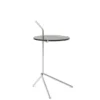 Halten SH9 Sidebord, polished steel & smoked glass fra &Tradition