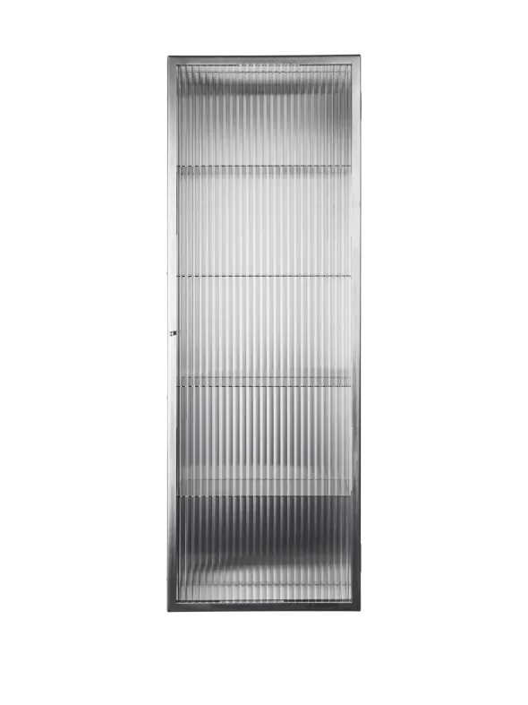 Haze Wall Cabinet, reeded glass 35x100 fra Ferm Living