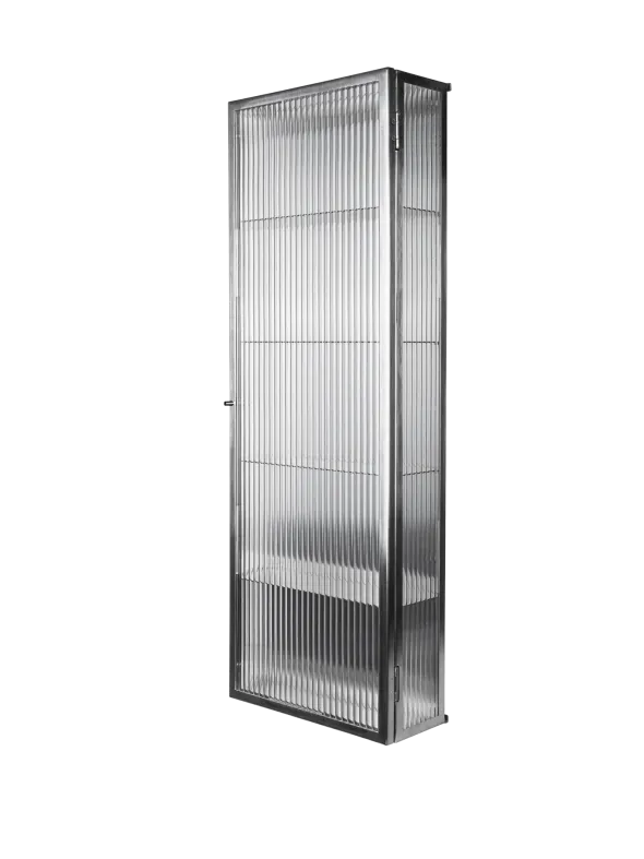 Haze Wall Cabinet, reeded glass 35x100 fra Ferm Living