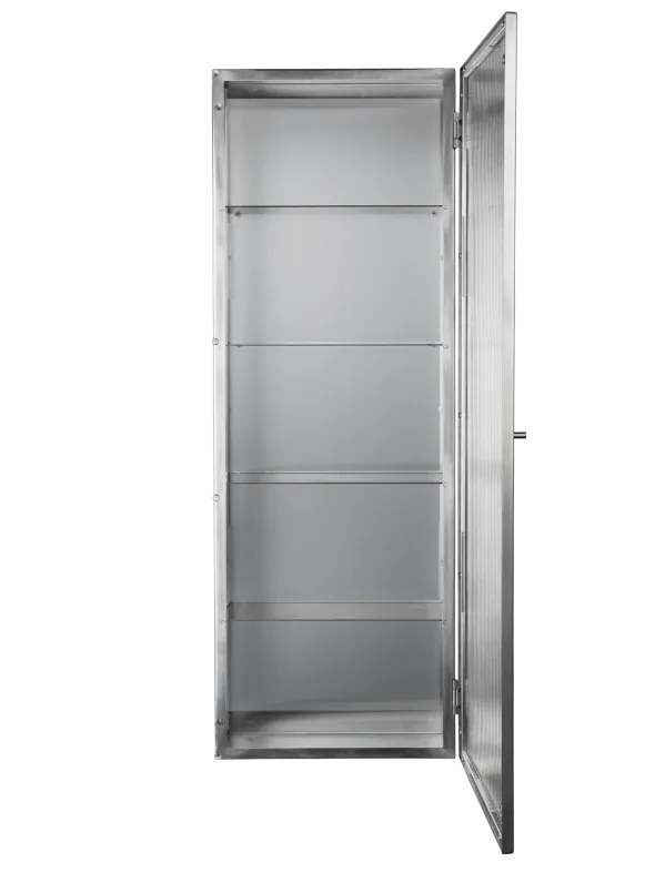 Haze Wall Cabinet, reeded glass 35x100 fra Ferm Living