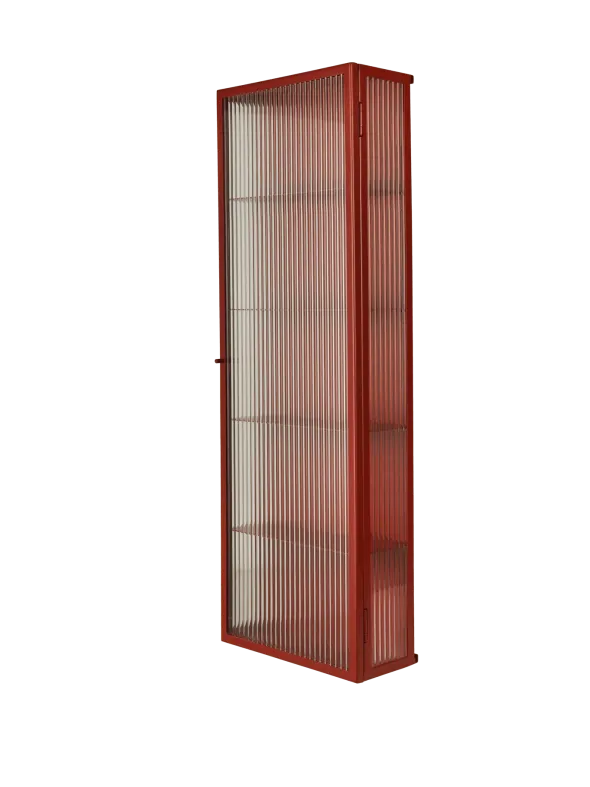 Haze Wall Cabinet, reeded glass 35x100 fra Ferm Living