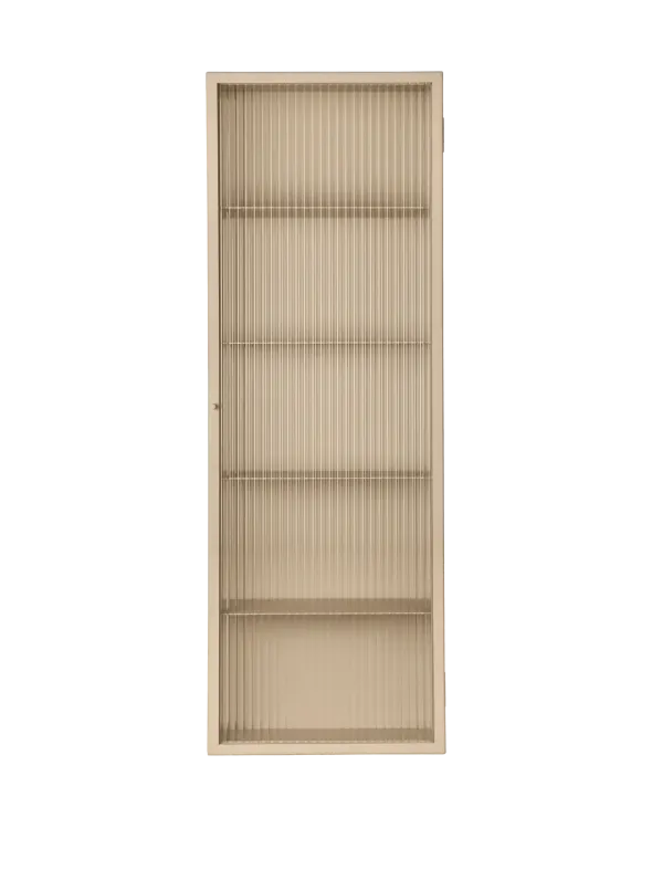 Haze Wall Cabinet, reeded glass 35x100 fra Ferm Living