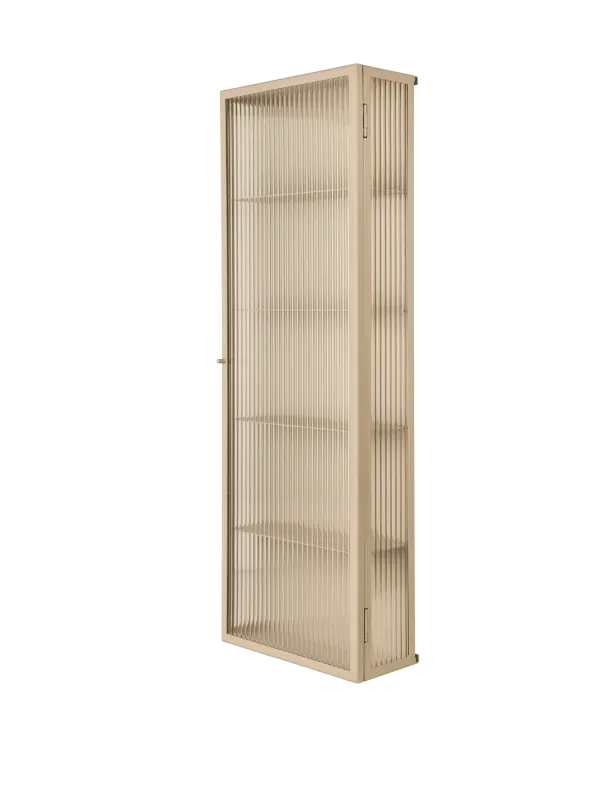 Haze Wall Cabinet, reeded glass 35x100 fra Ferm Living