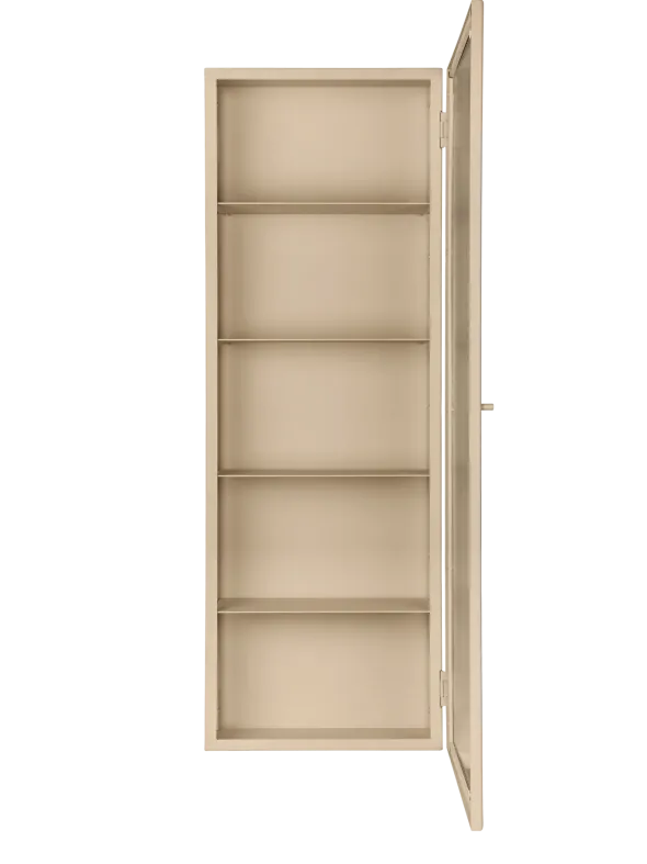 Haze Wall Cabinet, reeded glass 35x100 fra Ferm Living