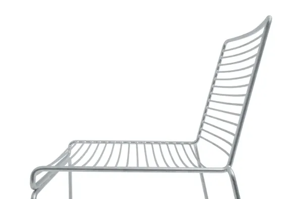 Hee Lounge Chair, hot galvanised fra Hay