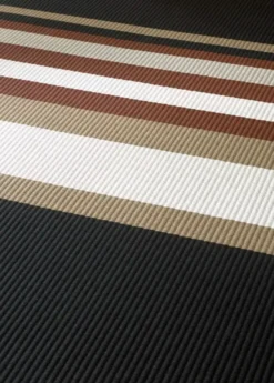 Horizon Black Reddish Brown Tæppe fra Woodnotes
