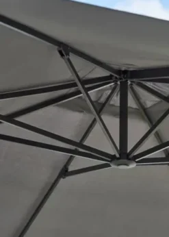 Hyde Luxe Parasol, 3x4 m inkl. fod fra Cane-line